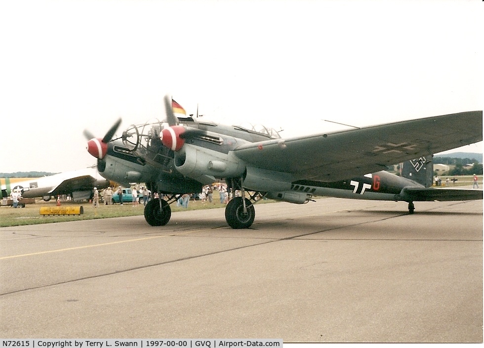 N72615, CASA C-2.111F C/N 118, Batavia, NY Wings of Eagles Airshow in 1997.