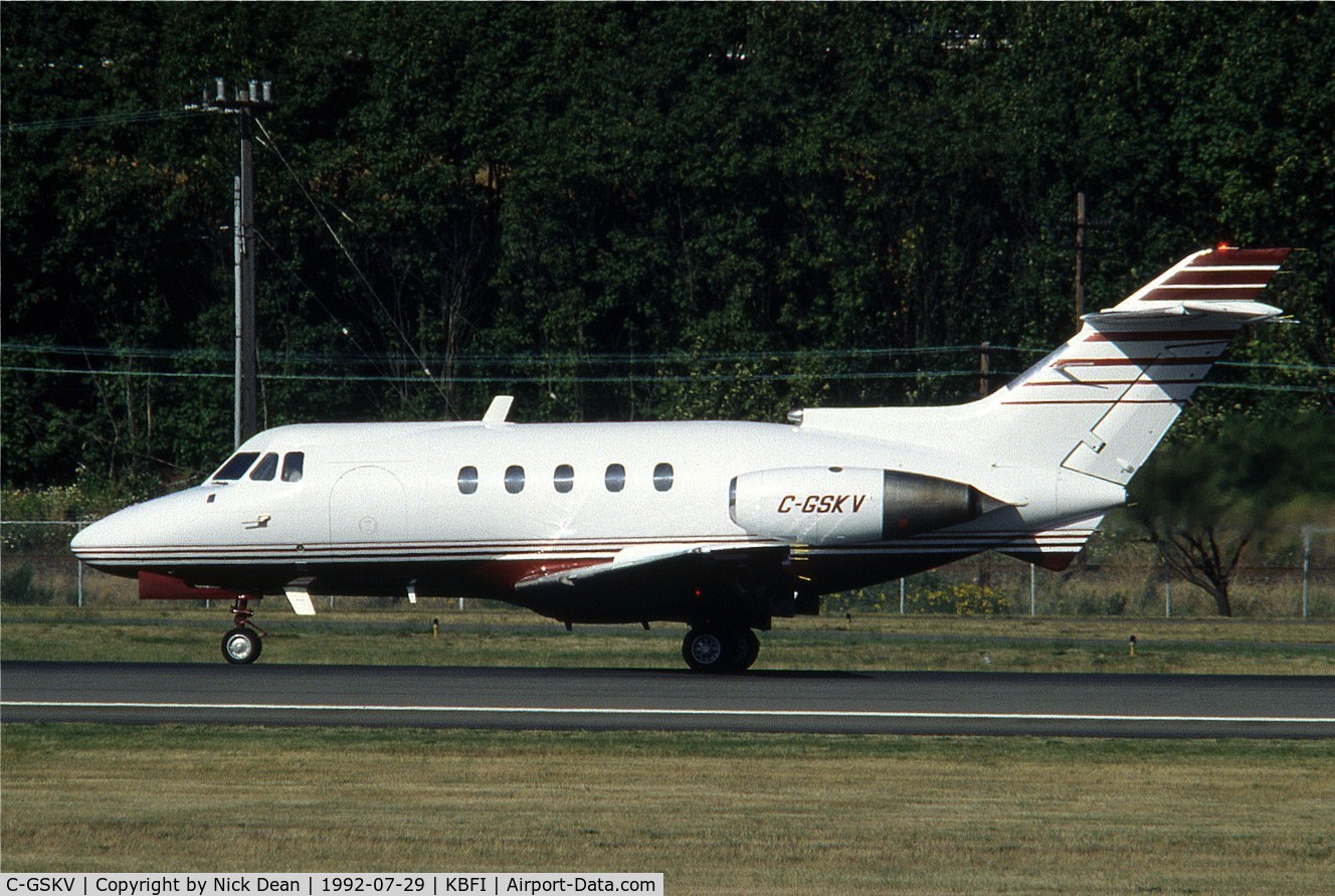 C-GSKV, 1967 Hawker Siddeley HS.125 Series 3A/RA C/N 25141, KBFI
