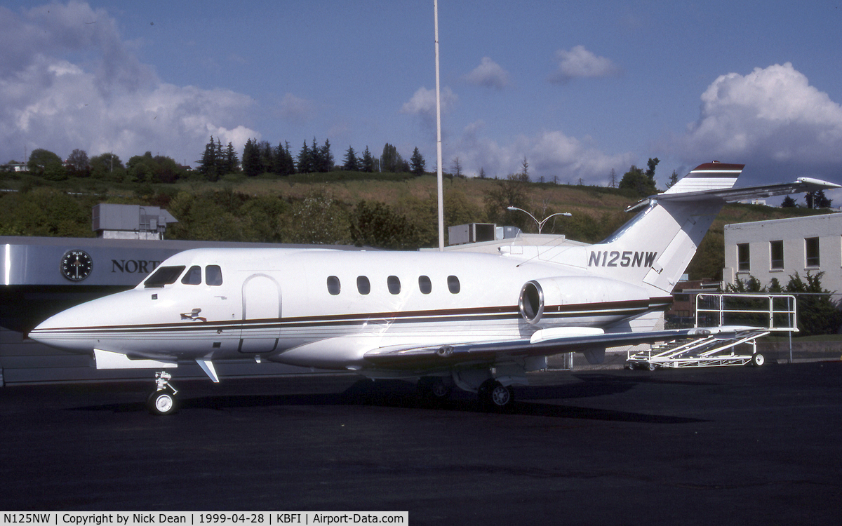 N125NW, 1970 Hawker Siddeley HS125 400F/731 C/N 25222, KBFI