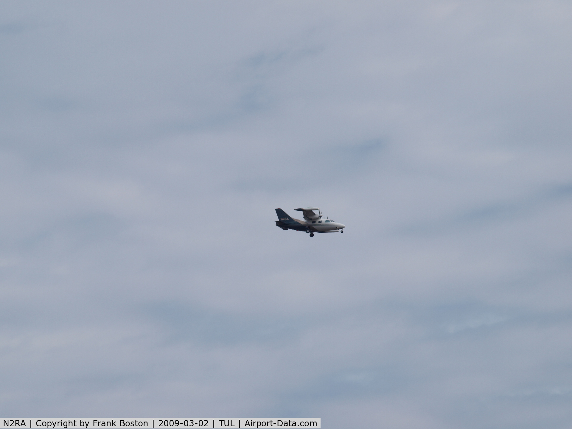 N2RA, Mitsubishi MU-2B-26A C/N 366SA, Flying into TUL