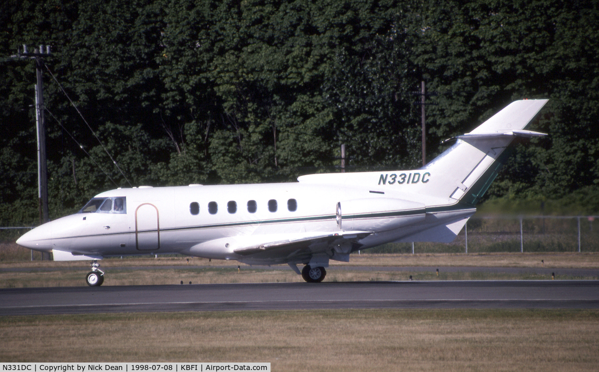 N331DC, 1975 Hawker Siddeley HS125 F600A C/N 256061, KBFI
