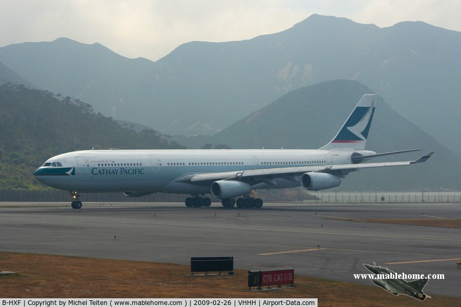 B-HXF, Airbus A340-313 C/N 160, Cathay Pacific
