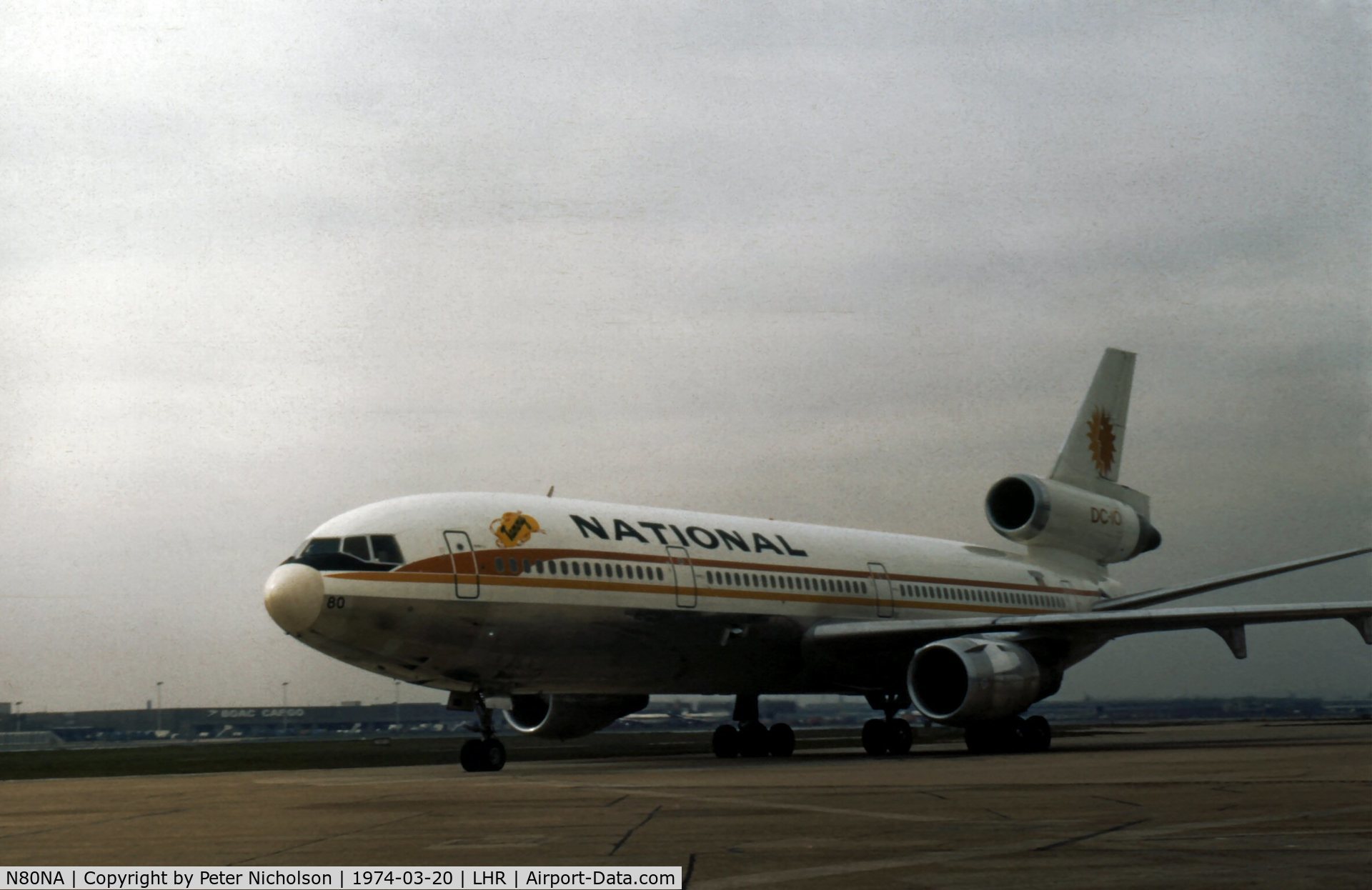 N80NA, 1973 Douglas DC-10-30 C/N 46711, 
