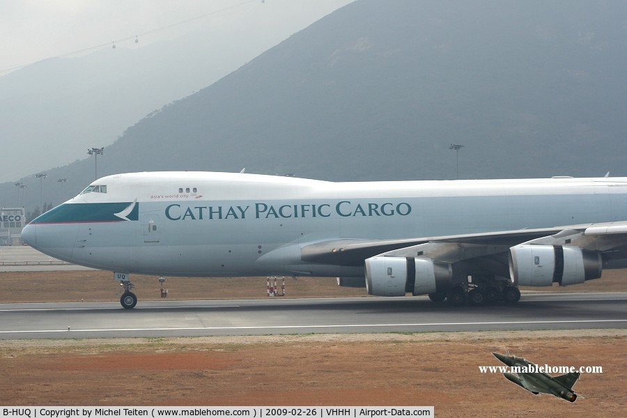 B-HUQ, 2005 Boeing 747-467F/SCD C/N 34150, Cathay Pacific Cargo