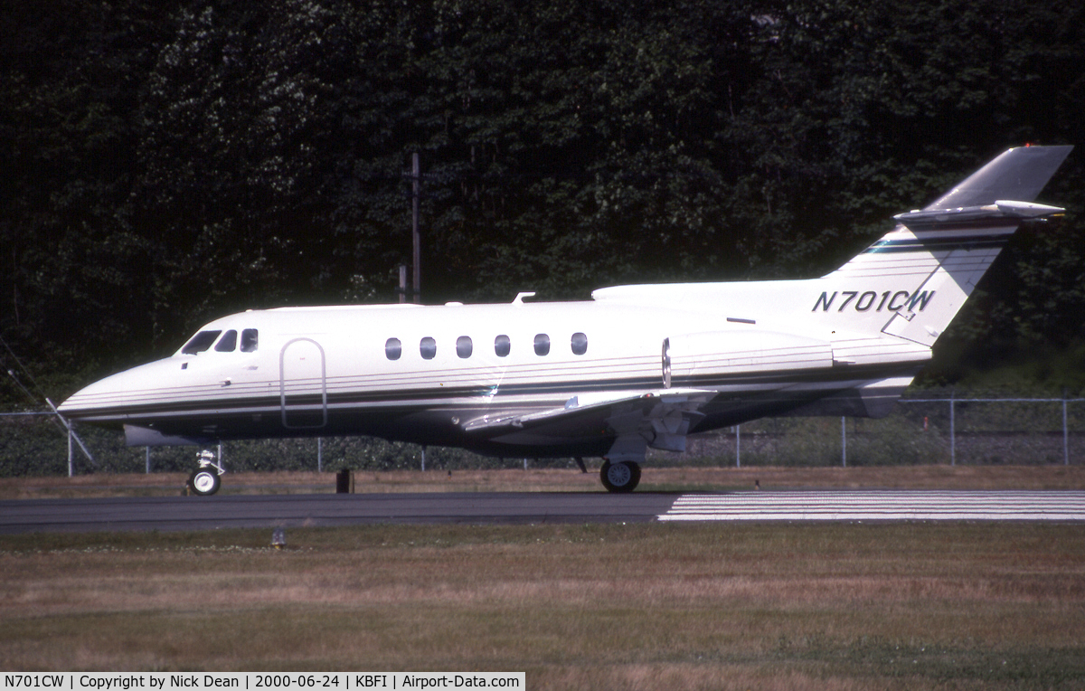 N701CW, 1976 Hawker Siddeley HS125 700A C/N 257001, KBFI