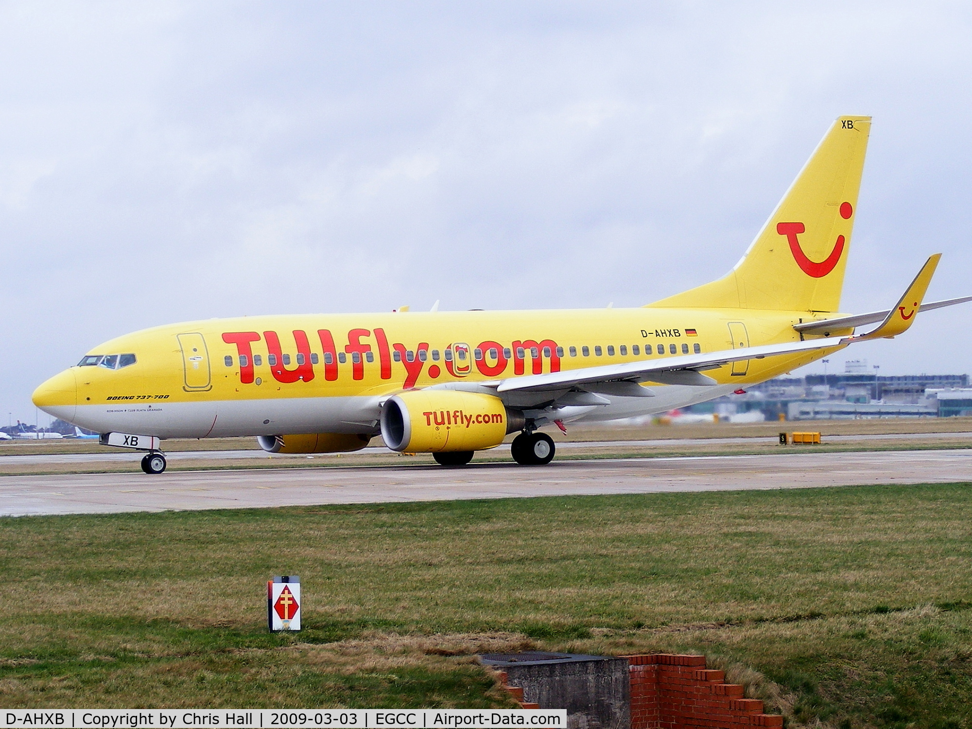 D-AHXB, 2007 Boeing 737-7K5 C/N 30717/2228, TUI