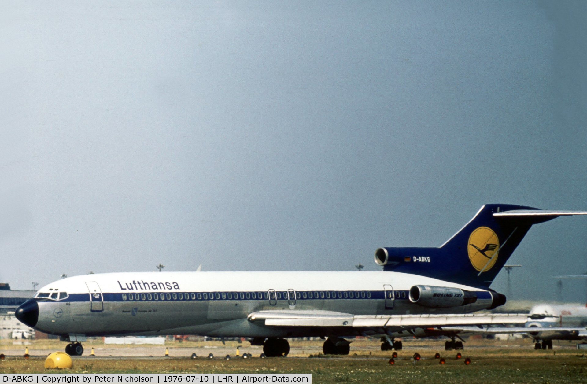 D-ABKG, 1975 Boeing 727-230 C/N 20905, Lufthansa flew this 727 named 