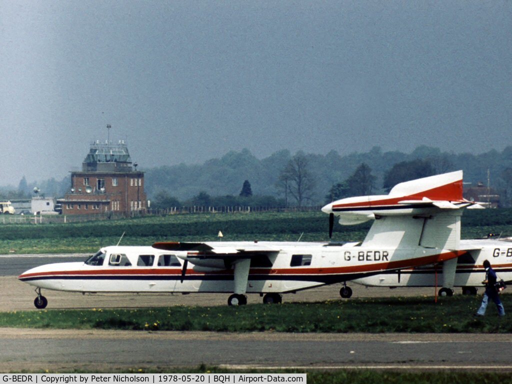 G-BEDR, 1976 Britten-Norman BN-2A Mk.III-2 Trislander C/N 1040, This Trislander attended the 1978 Biggin Hill Airshow.