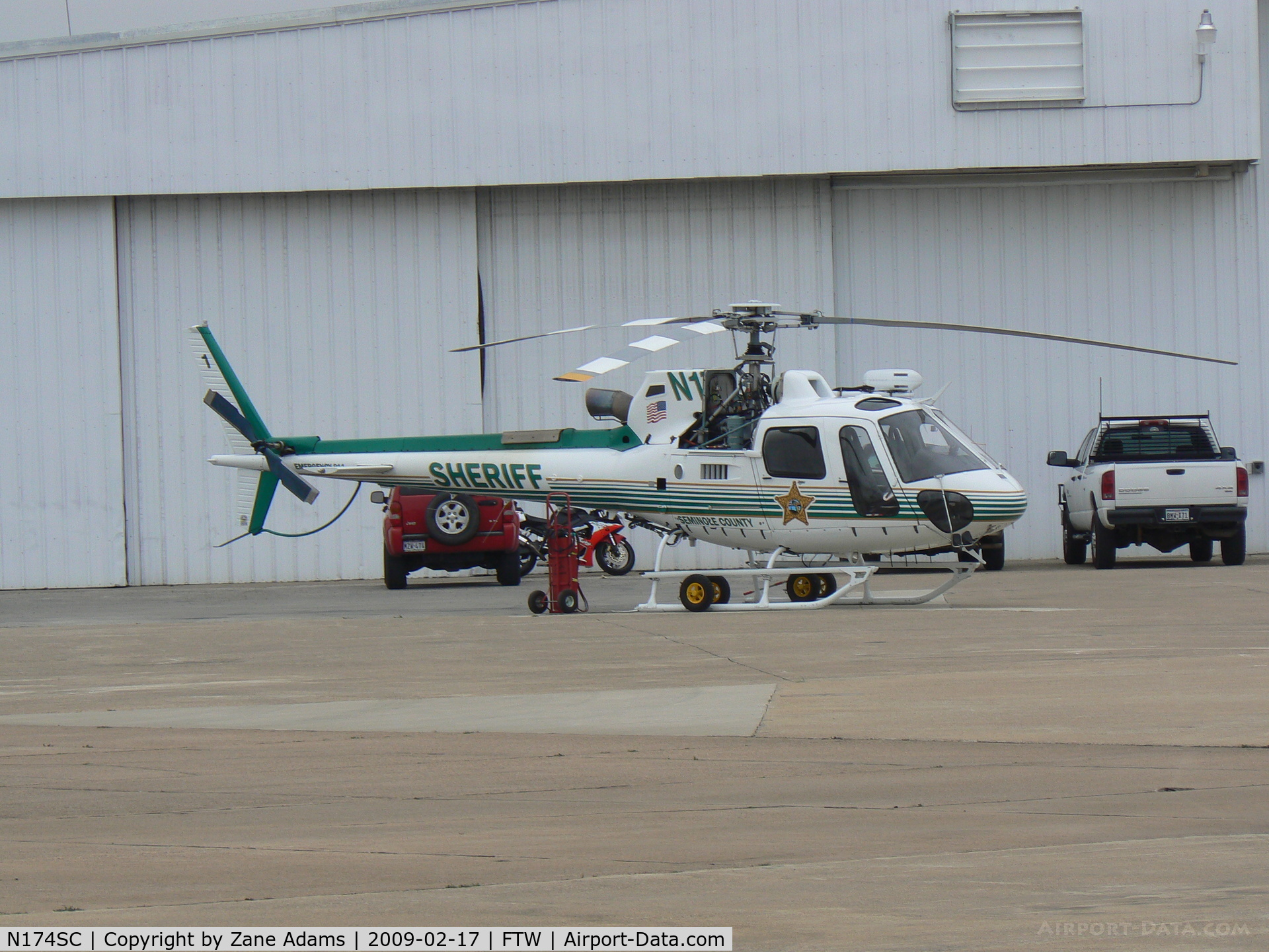 N174SC, 2006 Eurocopter AS-350B-3 Ecureuil Ecureuil C/N 4184, Seminole County Sheriff helo at Meacham Field