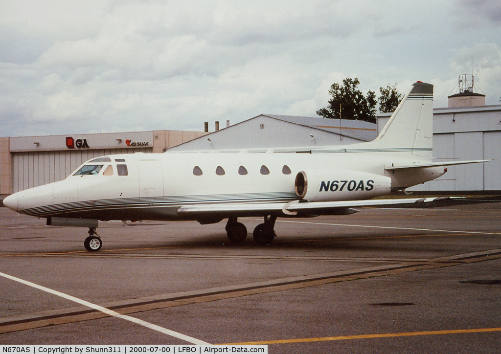 N670AS, 1981 Rockwell International NA-265-65 Sabreliner 65 C/N 465-58, My very first Sabreliner 75... Thanks to the crew to have let me make this bird !
