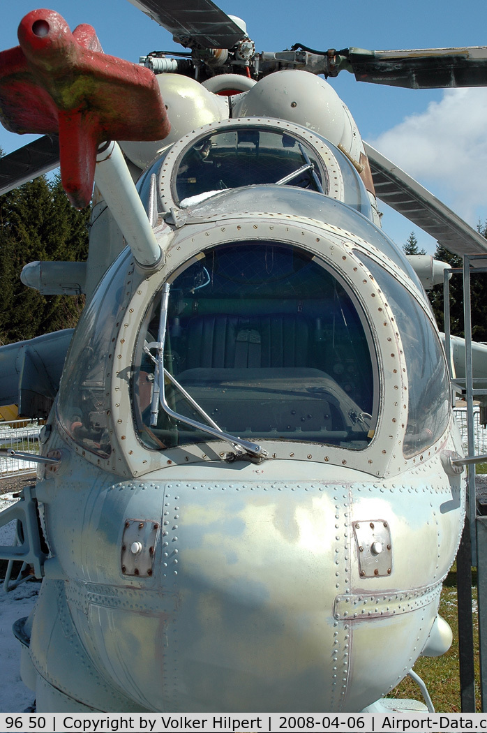 96 50, Mil Mi-24P Hind F C/N 340340, at Hermeskeil museum, Germany