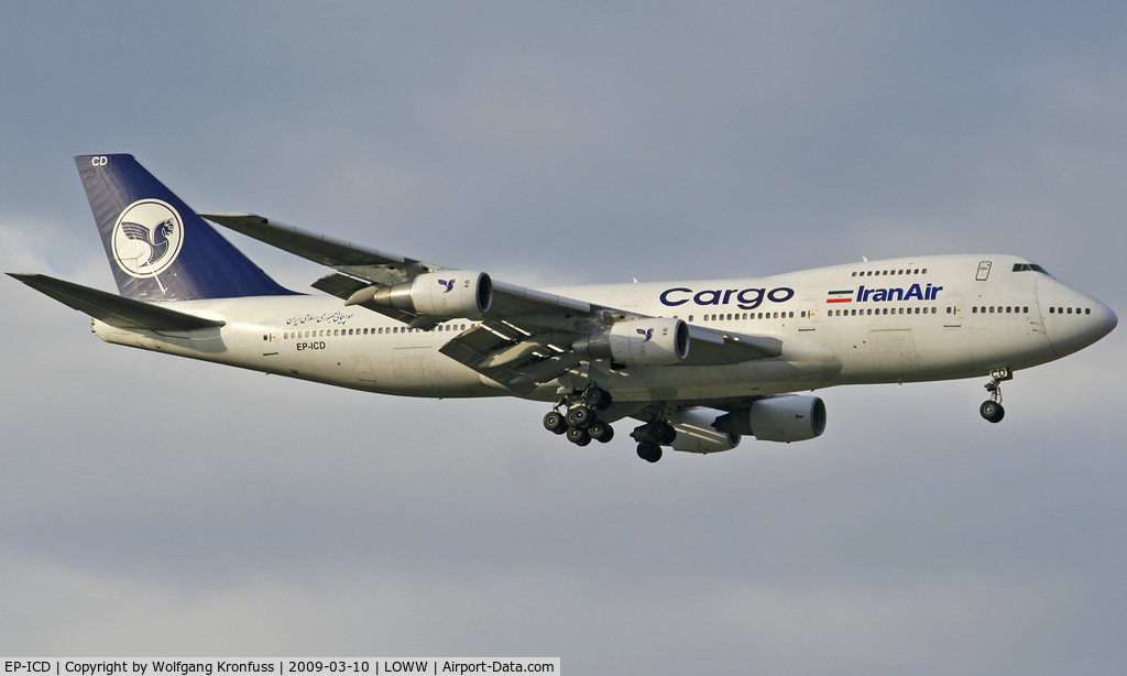 EP-ICD, 1988 Boeing 747-21AC C/N 24134, new Cargo Jumbo for Iran Air Cargo