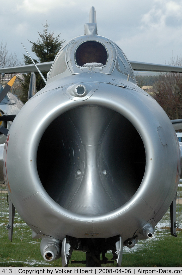 413, Mikoyan-Gurevich MiG-17F (Lim-5) C/N 1C0413, at Hermeskeil Museum, Germany MiG-17F