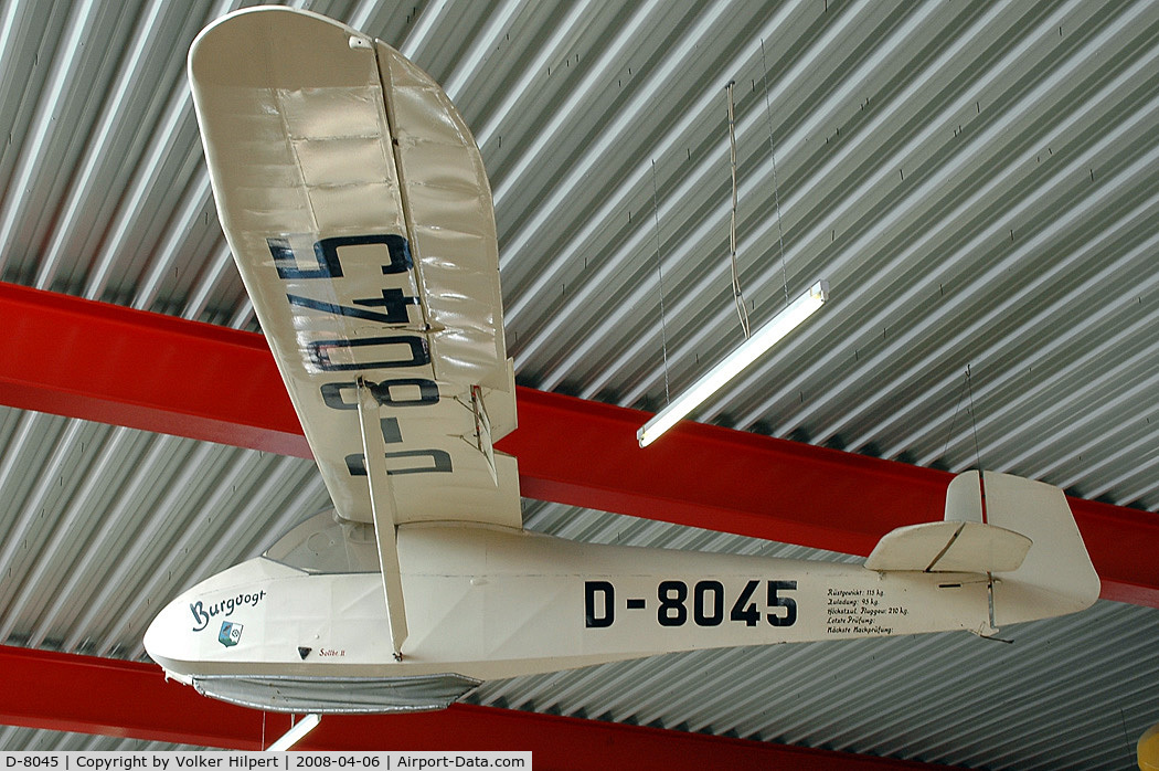 D-8045, Hutter H-17B C/N Not found D-8045, at Museum Hermeskeil, Germany