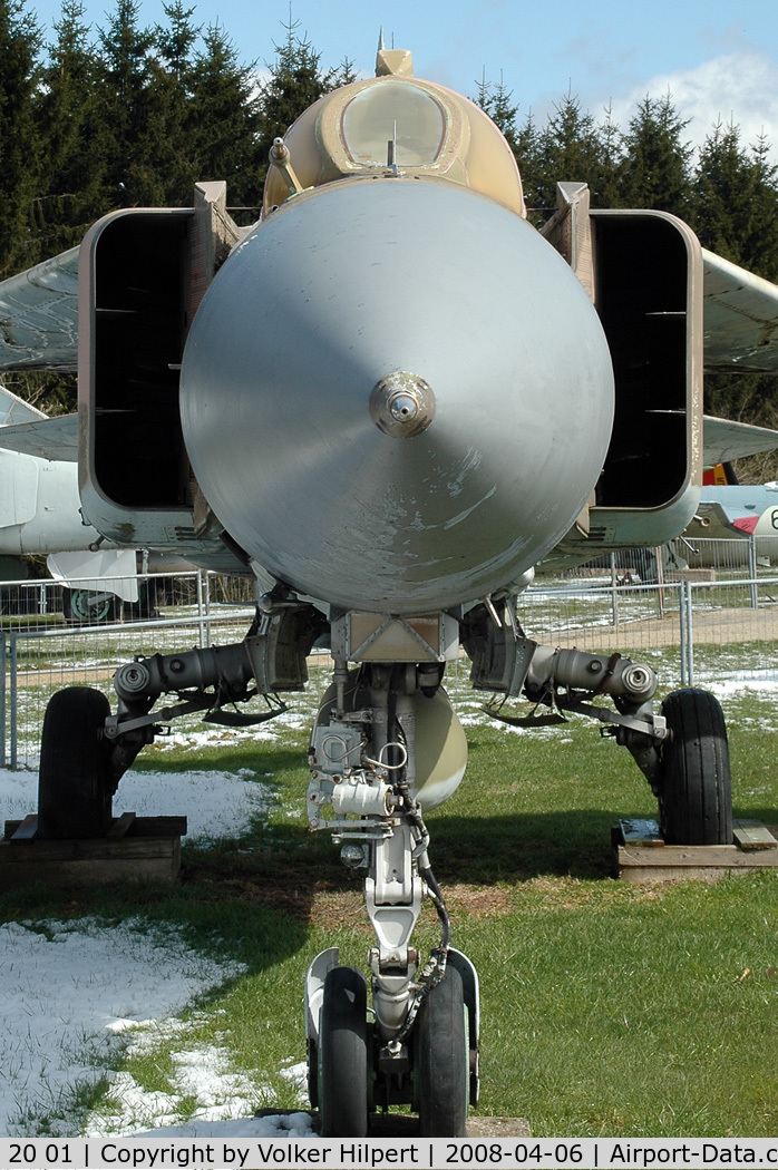 20 01, Mikoyan-Gurevich MiG-23MF C/N 390213095, at Museum Hermeskeil, Germany