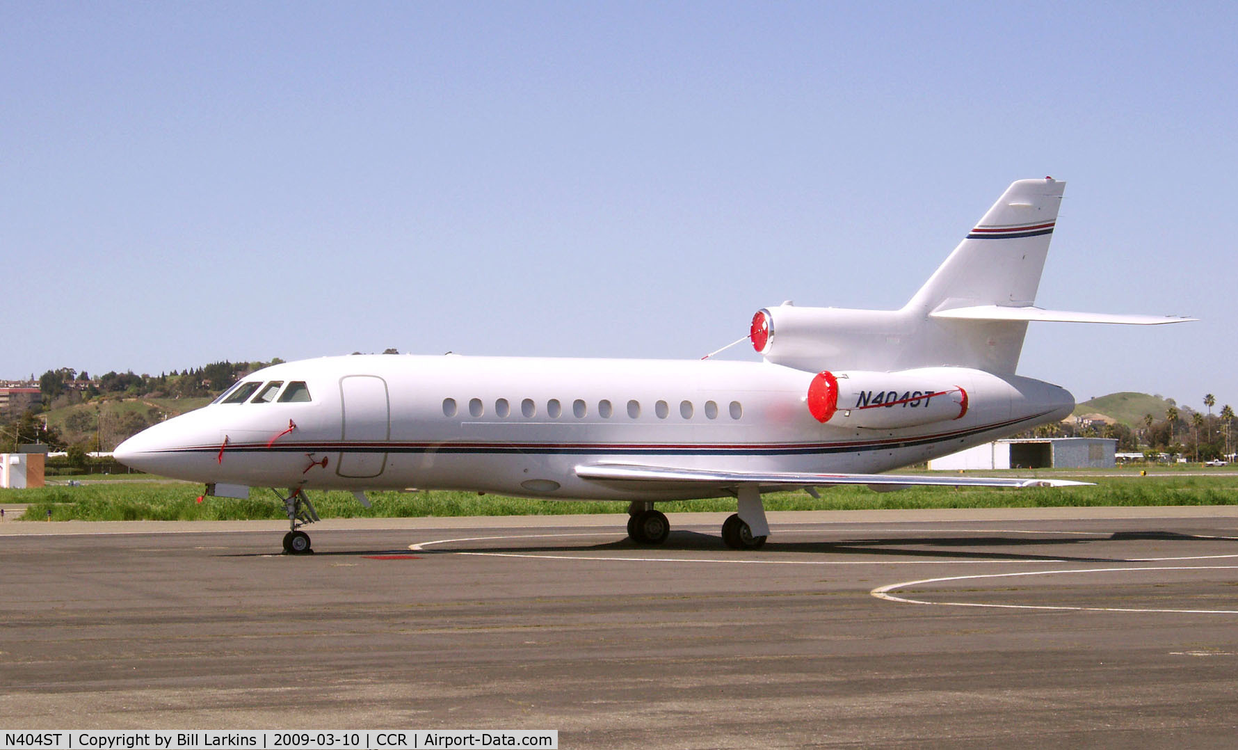 N404ST, 2003 Dassault Falcon 900 C/N 200, Visitor to California