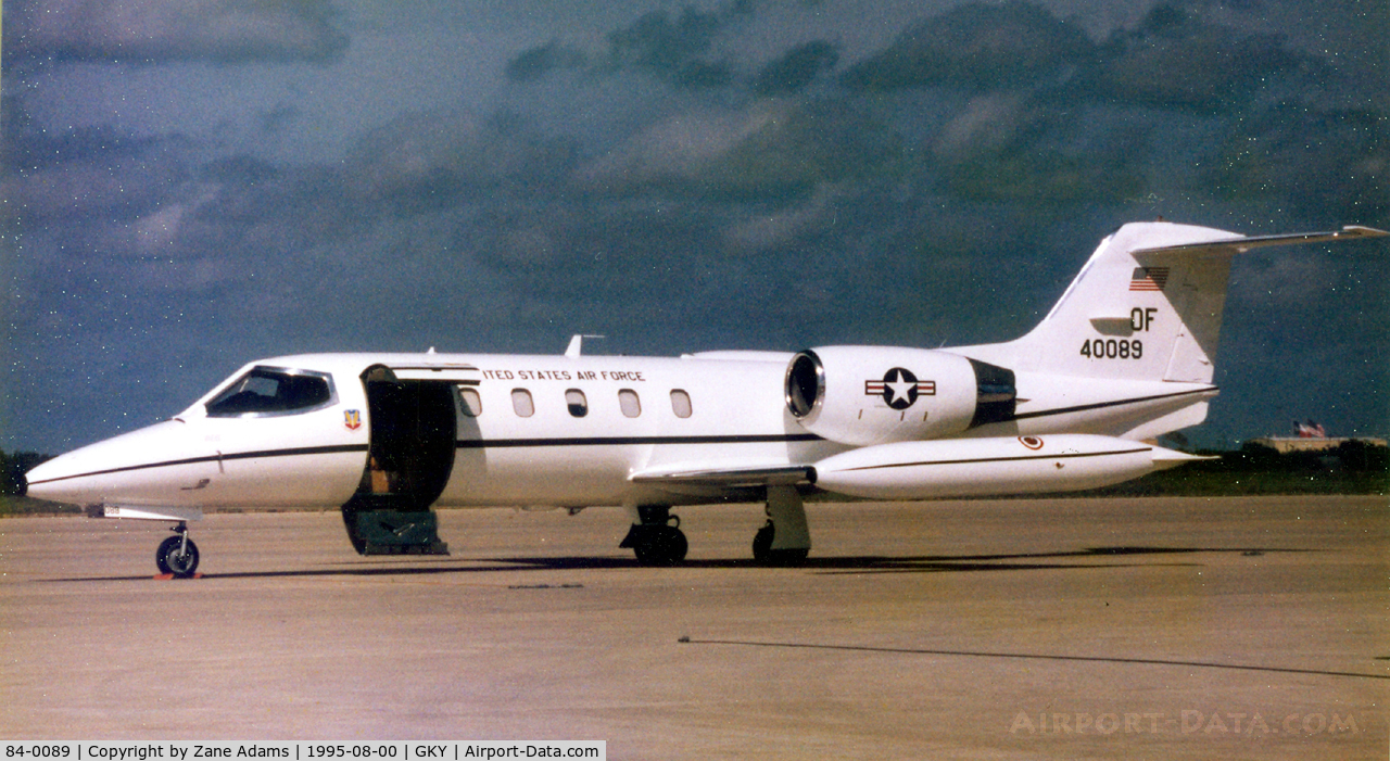 84-0089, 1984 Gates Learjet C-21A C/N 35A-535, At Arlington Municipal