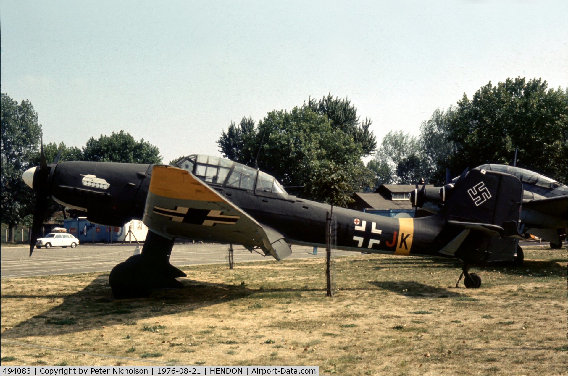 494083, 1941 Junkers Ju-87D Stuka C/N Not found 494083, The RAF Museum displayed their Stuka in the 