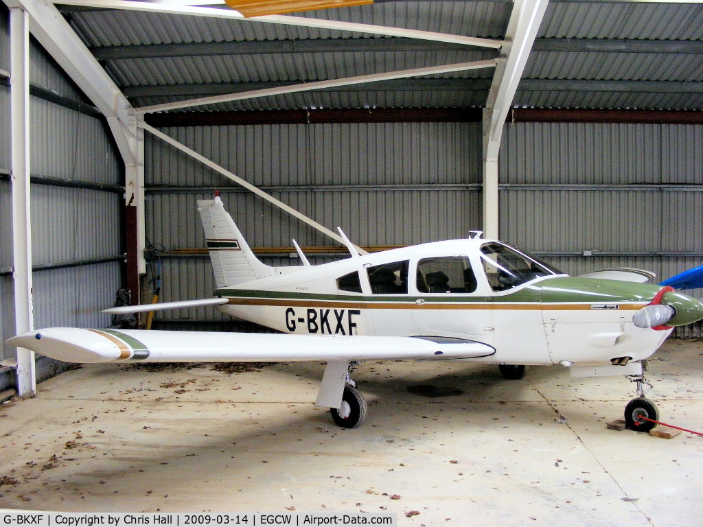 G-BKXF, 1973 Piper PA-28R-200 Cherokee Arrow C/N 28R-7335351, Previous ID: OY-DZN
