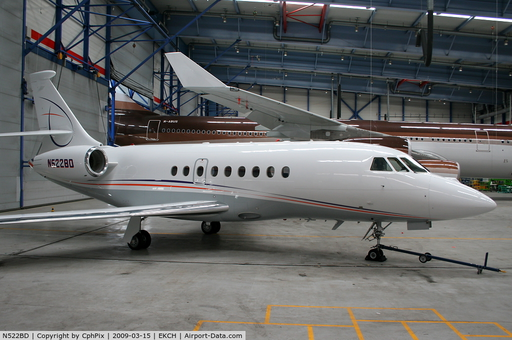 N522BD, 2006 Dassault FALCON 2000EX C/N 84, DFL
