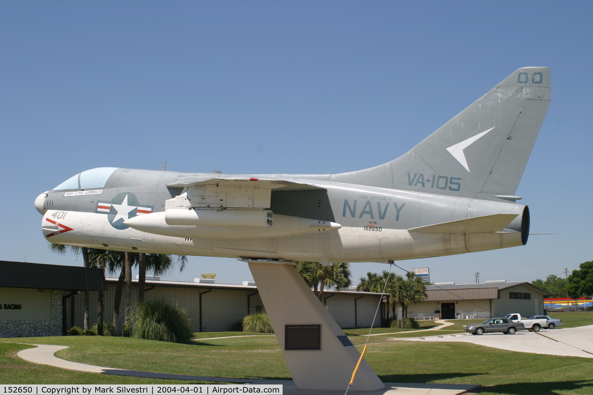 152650, LTV A-7A Corsair II C/N A-007, Don Garlits Racing Museum in Ocala FL