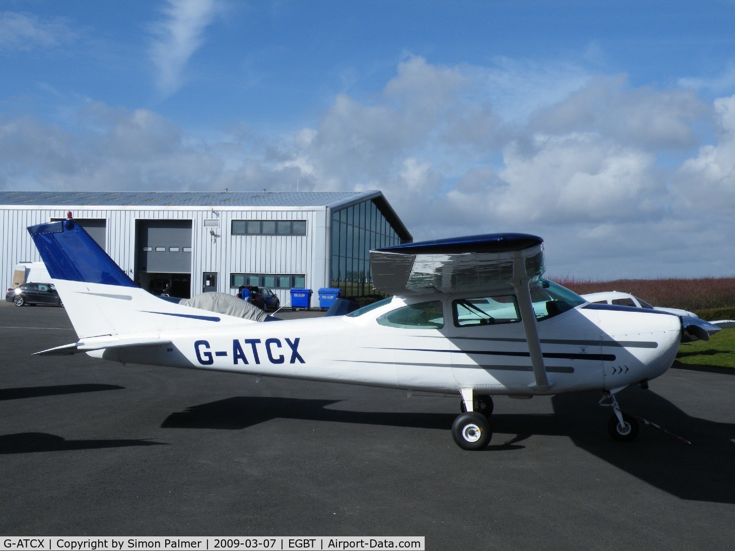 G-ATCX, 1964 Cessna 182H Skylane C/N 182-55848, Cessna 182 at Turweston