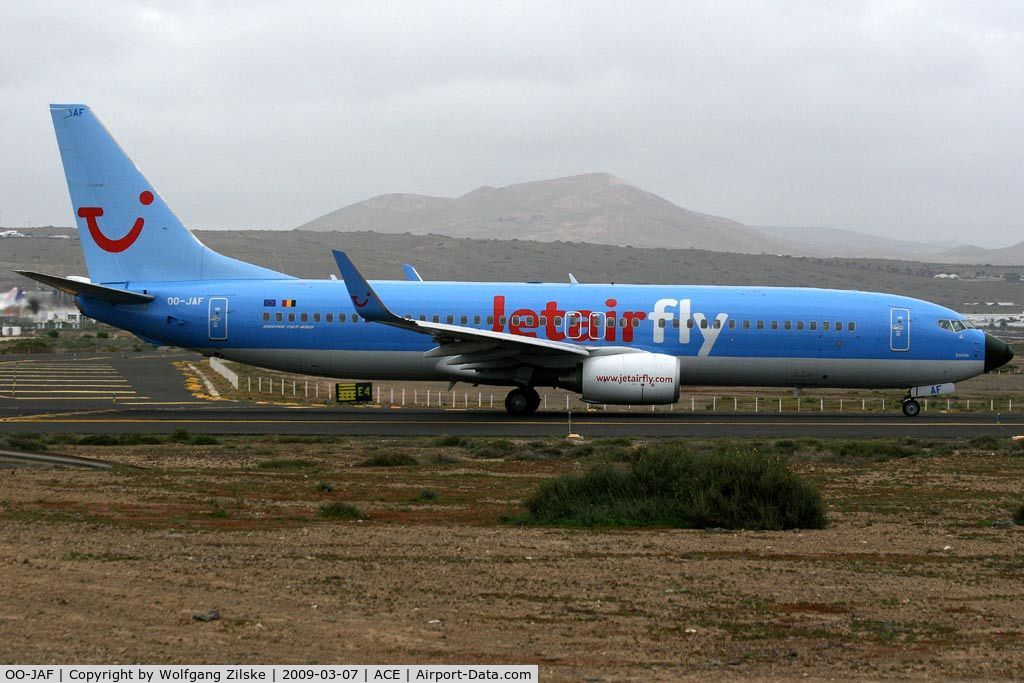 OO-JAF, 2007 Boeing 737-8K5 C/N 35133, visitor