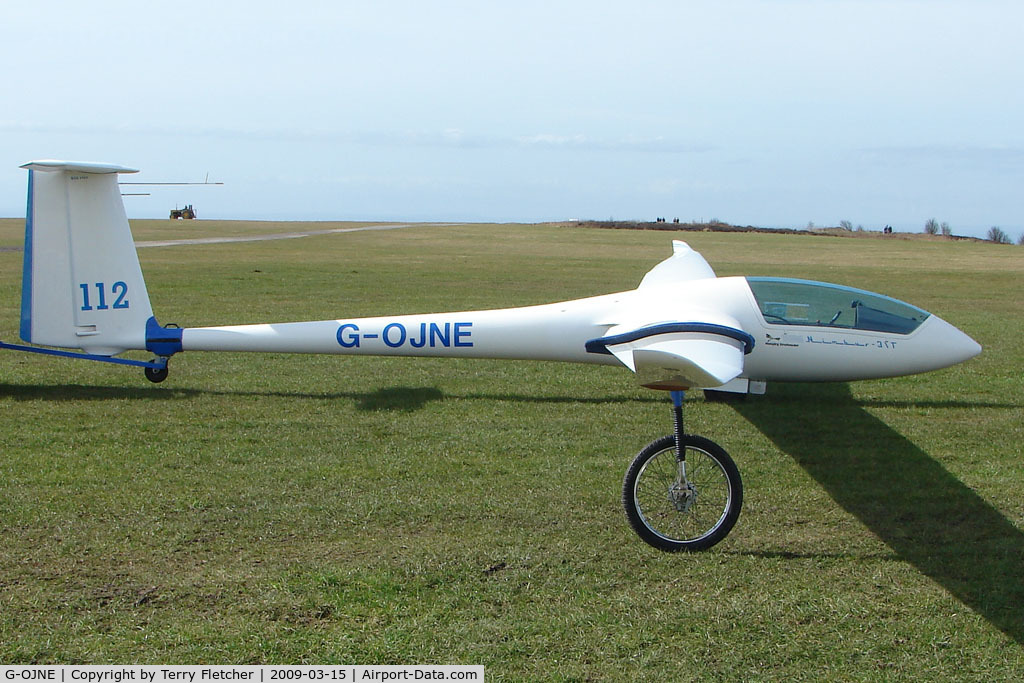 G-OJNE, 1986 Schempp-Hirth Nimbus 3T C/N 22, Glider at Sutton Bank