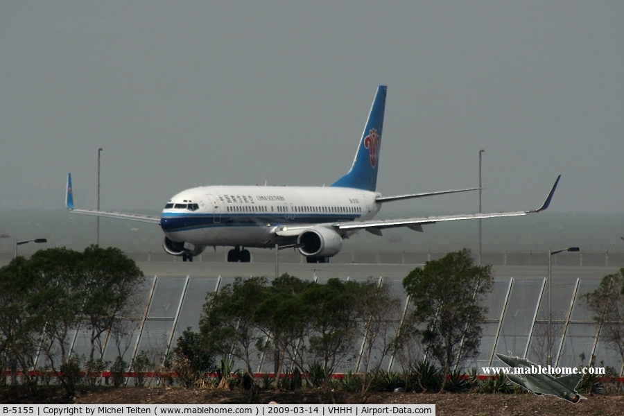 B-5155, 2001 Boeing 737-8K5 C/N 30783, China Southern Airlines
