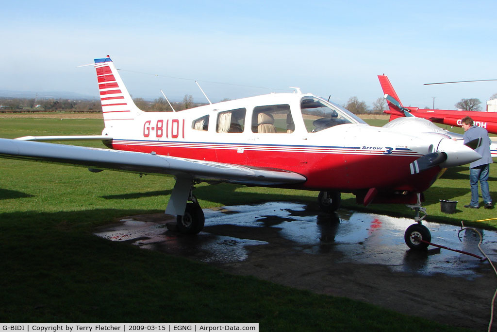 G-BIDI, 1978 Piper PA-28R-201 Cherokee Arrow III C/N 28R-7837135, Piper Arrow at Bagby