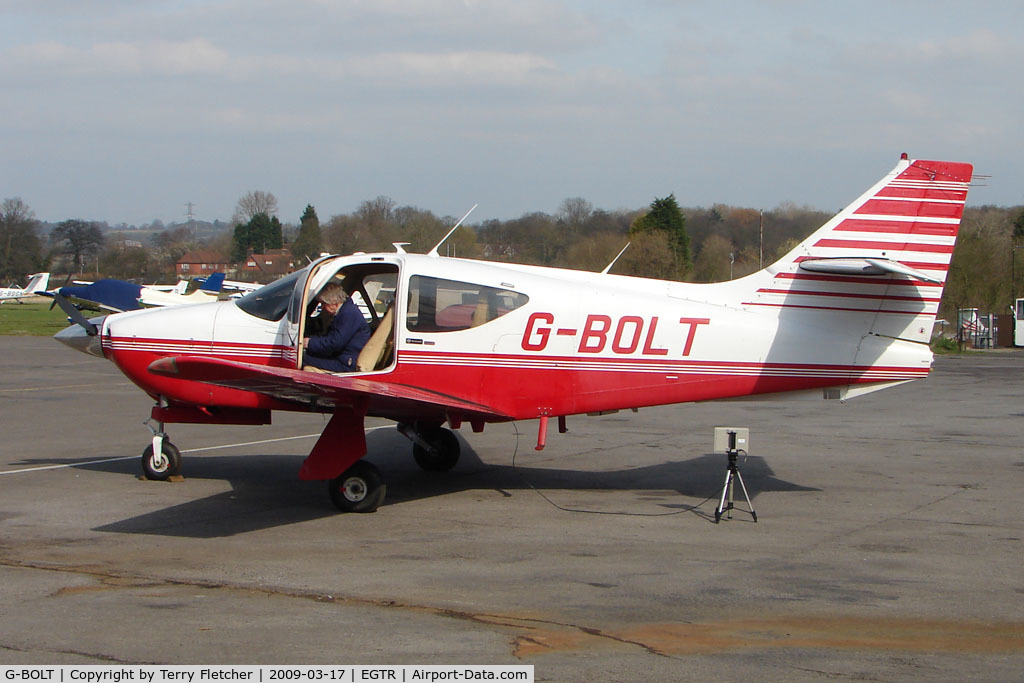 G-BOLT, 1978 Rockwell Commander 114 C/N 14428, Rockwell 114 at Elstree