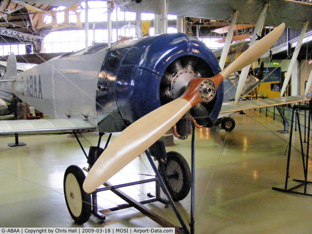 G-ABAA, Avro 504K C/N H2311, at the Museum of Science and Industry