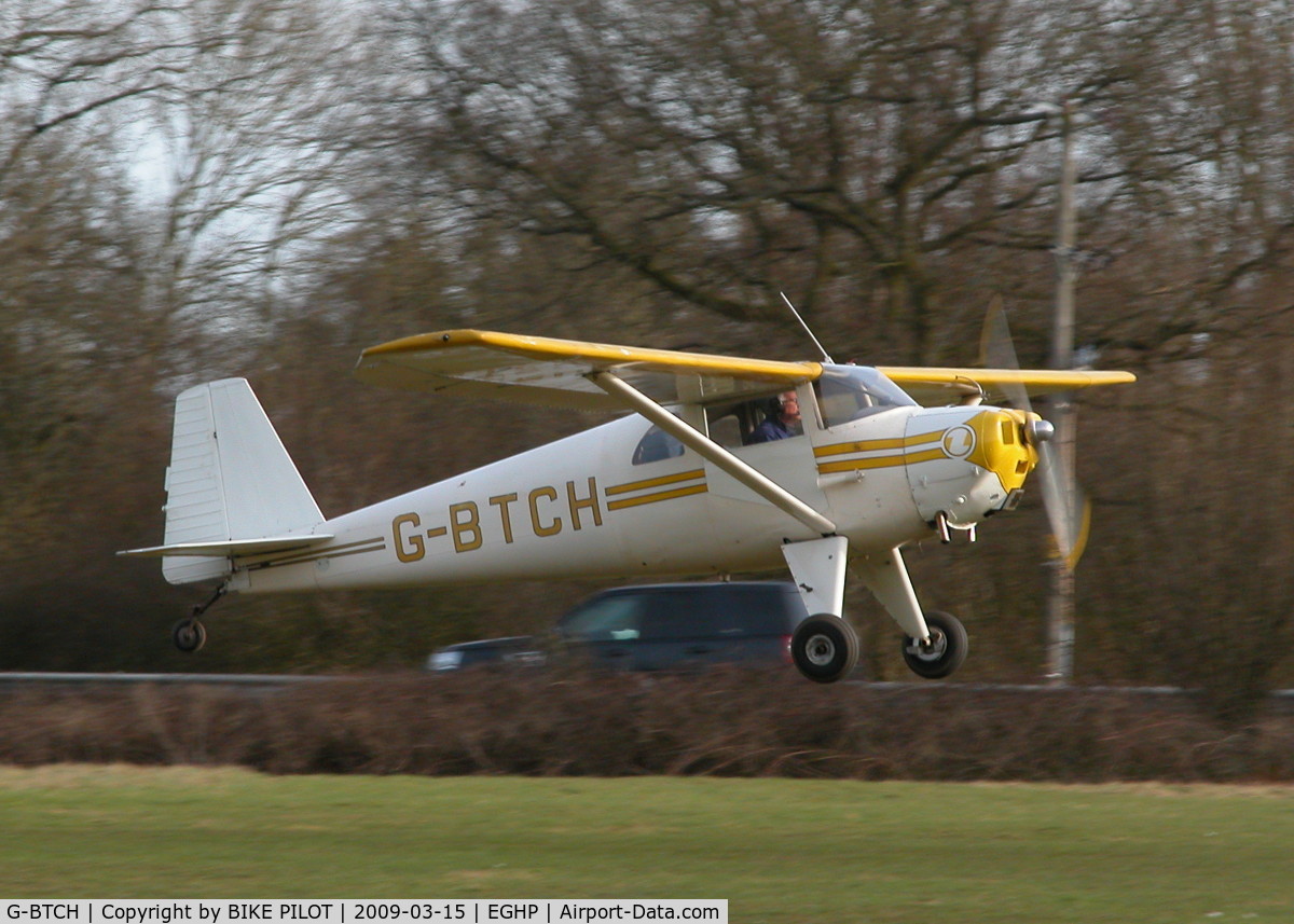 G-BTCH, 1948 Luscombe 8E Silvaire C/N 6403, NICE LUSCOMBE JUST AIRBOURNE FROM RWY 26