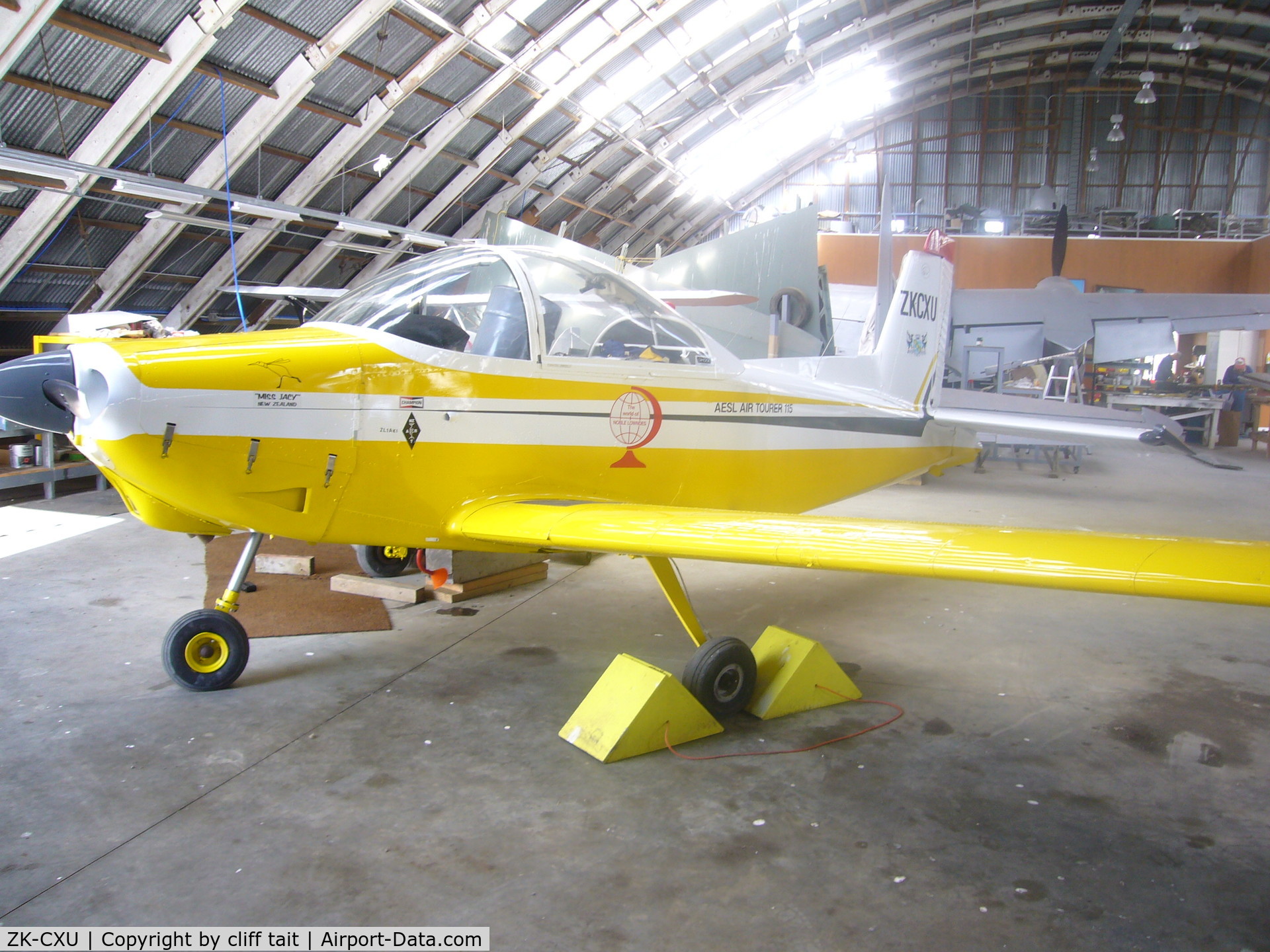 ZK-CXU, Victa Airtourer 115 C/N 521, my aircraft during restoration at motat