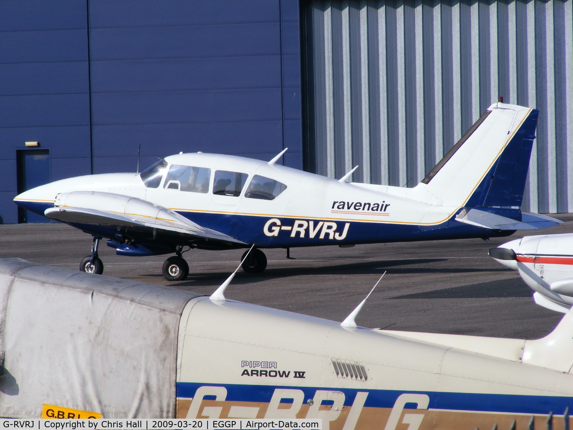 G-RVRJ, 1973 Piper PA-23-250 Aztec E C/N 27-7305004, Ravenair, Previous ID: G-BBGB