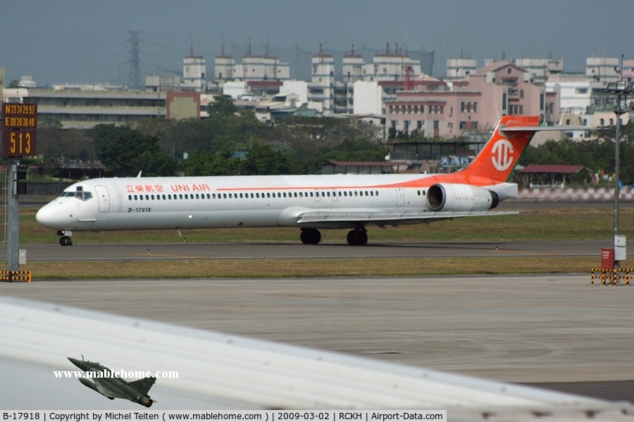 B-17918, 1997 McDonnell Douglas MD-90-30 C/N 53571/2193, Uni Air