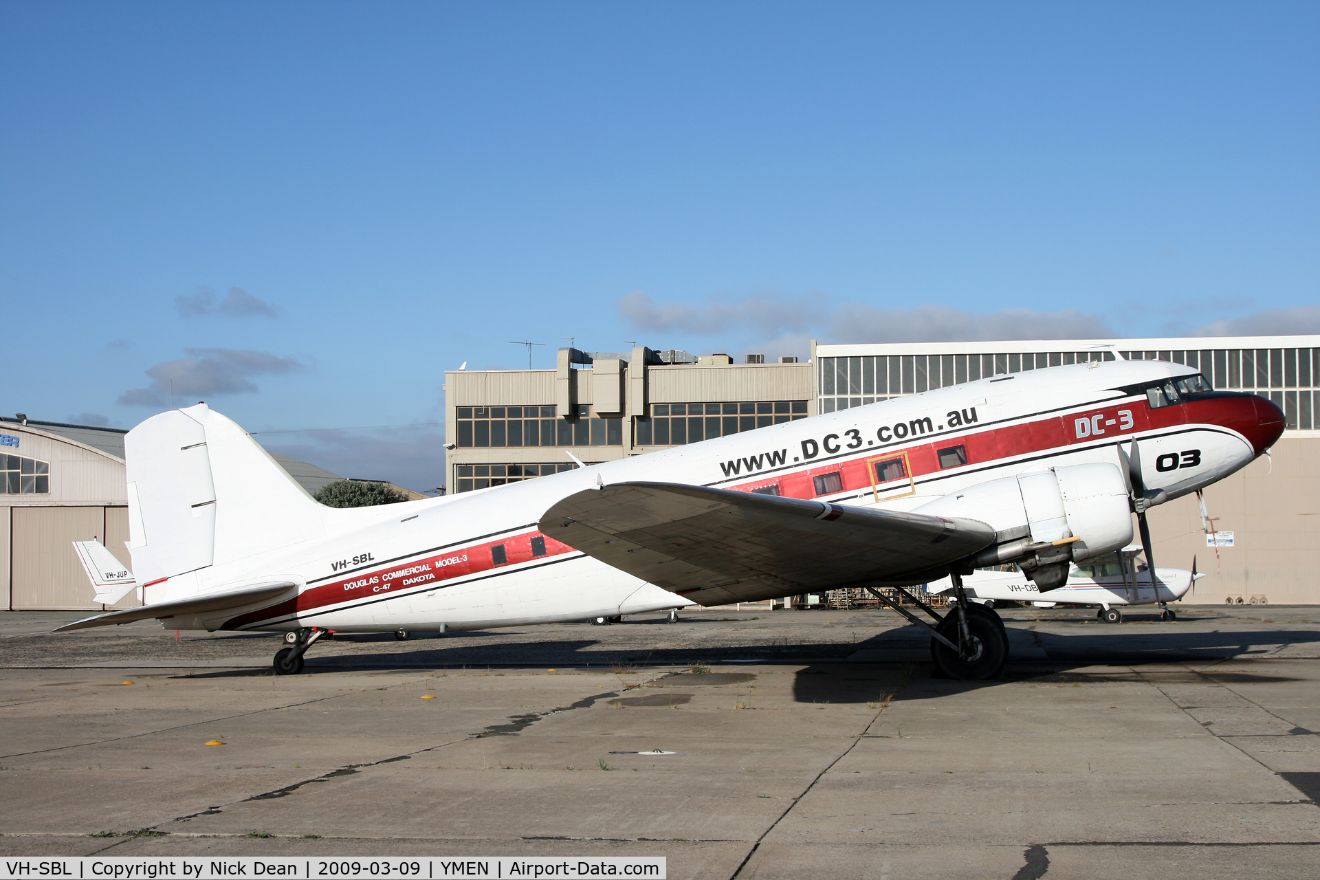 VH-SBL, 1942 Douglas DC3C-S1C3G (C-47A) C/N 12056, YMEN