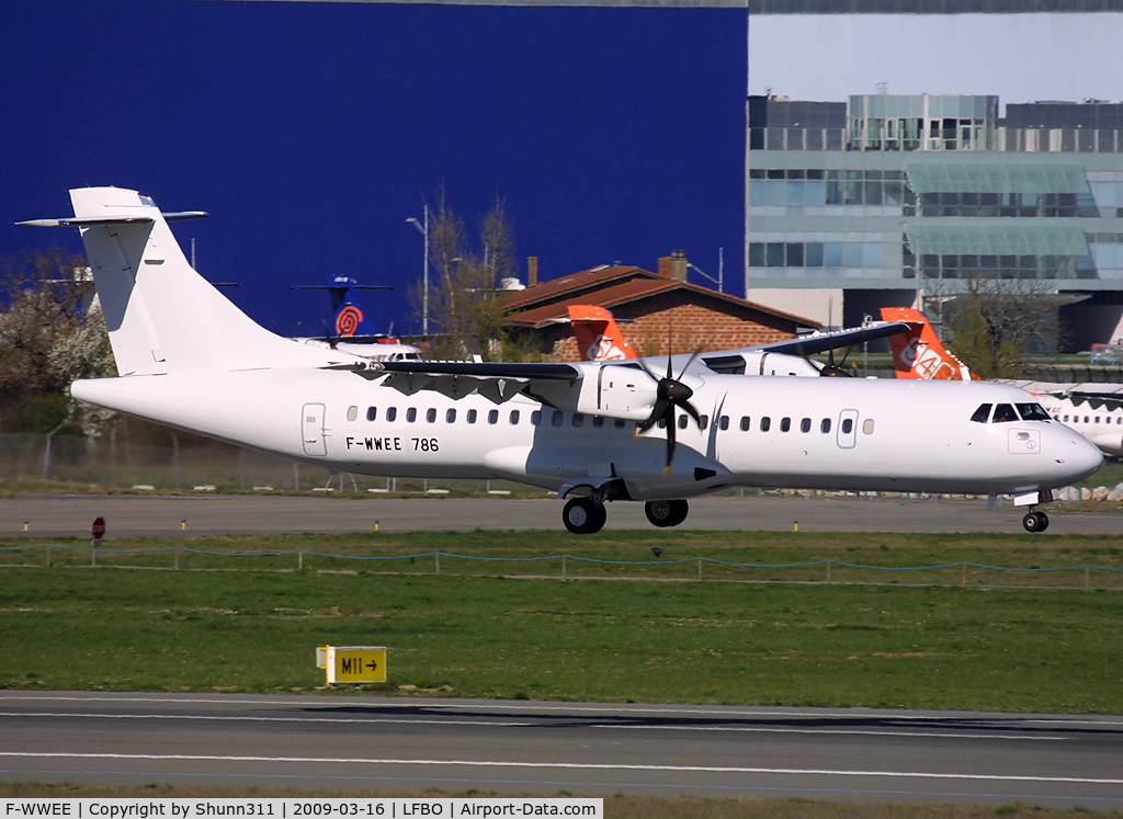 F-WWEE, 2008 ATR 72-212A C/N 786, C/n 786 - For Air Botswana as A2-ABR... Kingfisher Airlines ntu