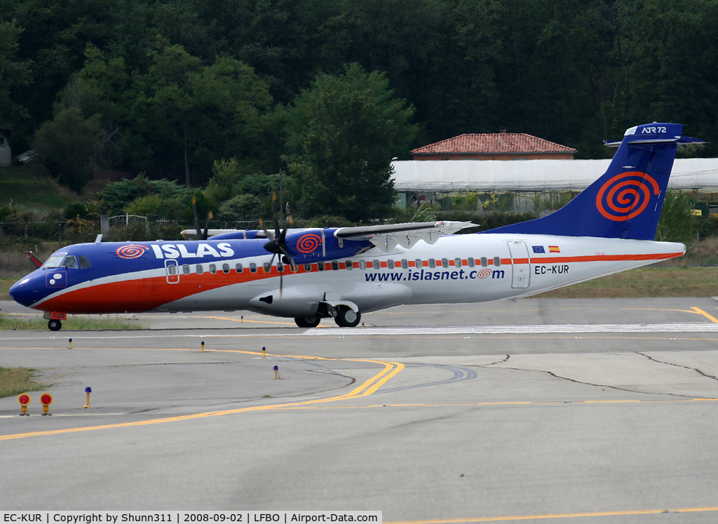 EC-KUR, 2008 ATR 72-500 C/N 808, Ready for his delivery flight