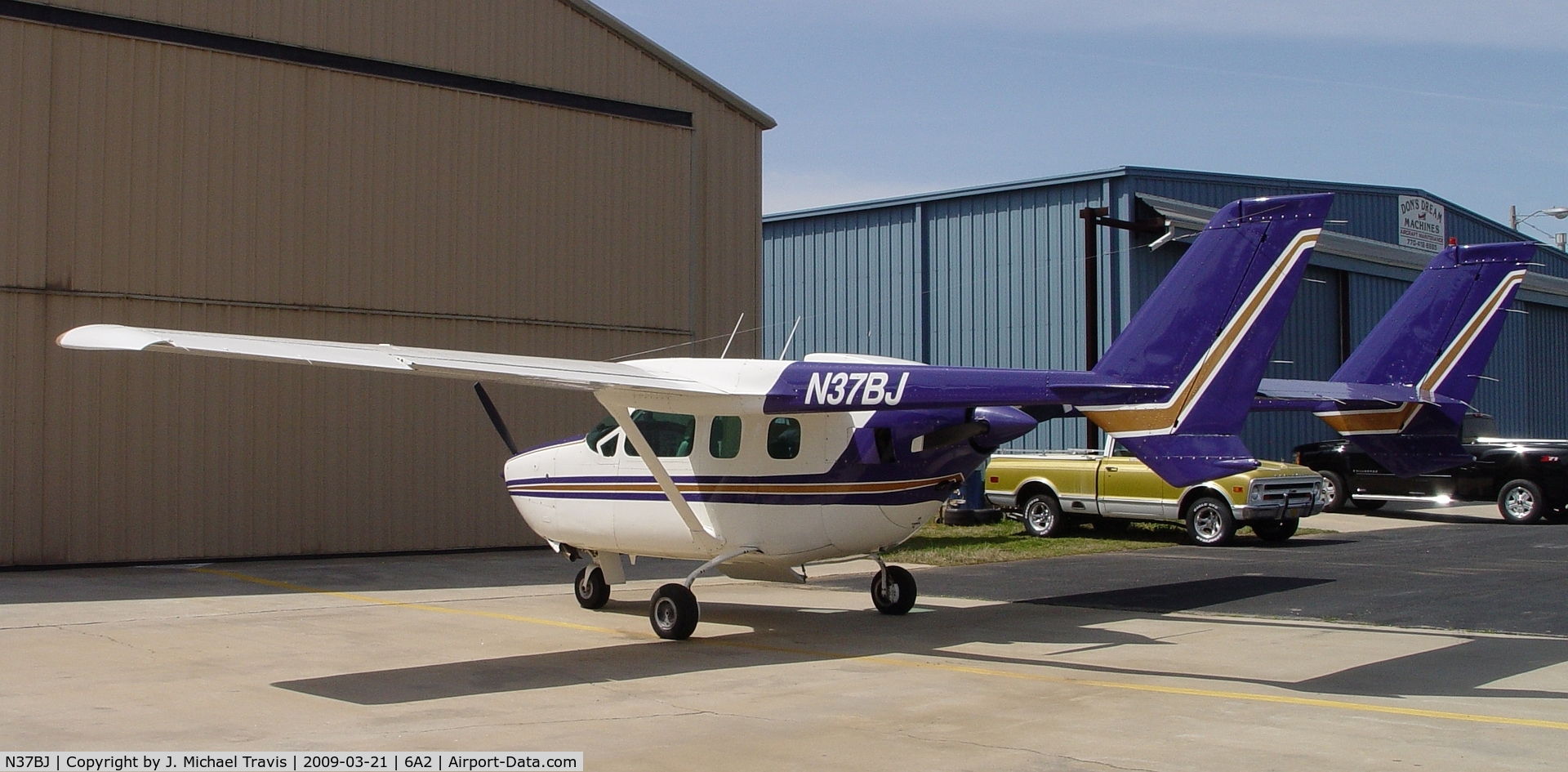 N37BJ, 1973 Cessna 337G Super Skymaster C/N 33701503, N37BJ at 6A2.