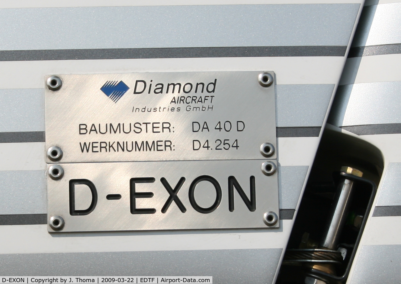 D-EXON, 2006 Diamond DA-40D Diamond Star C/N D4.254, Diamond DA40D