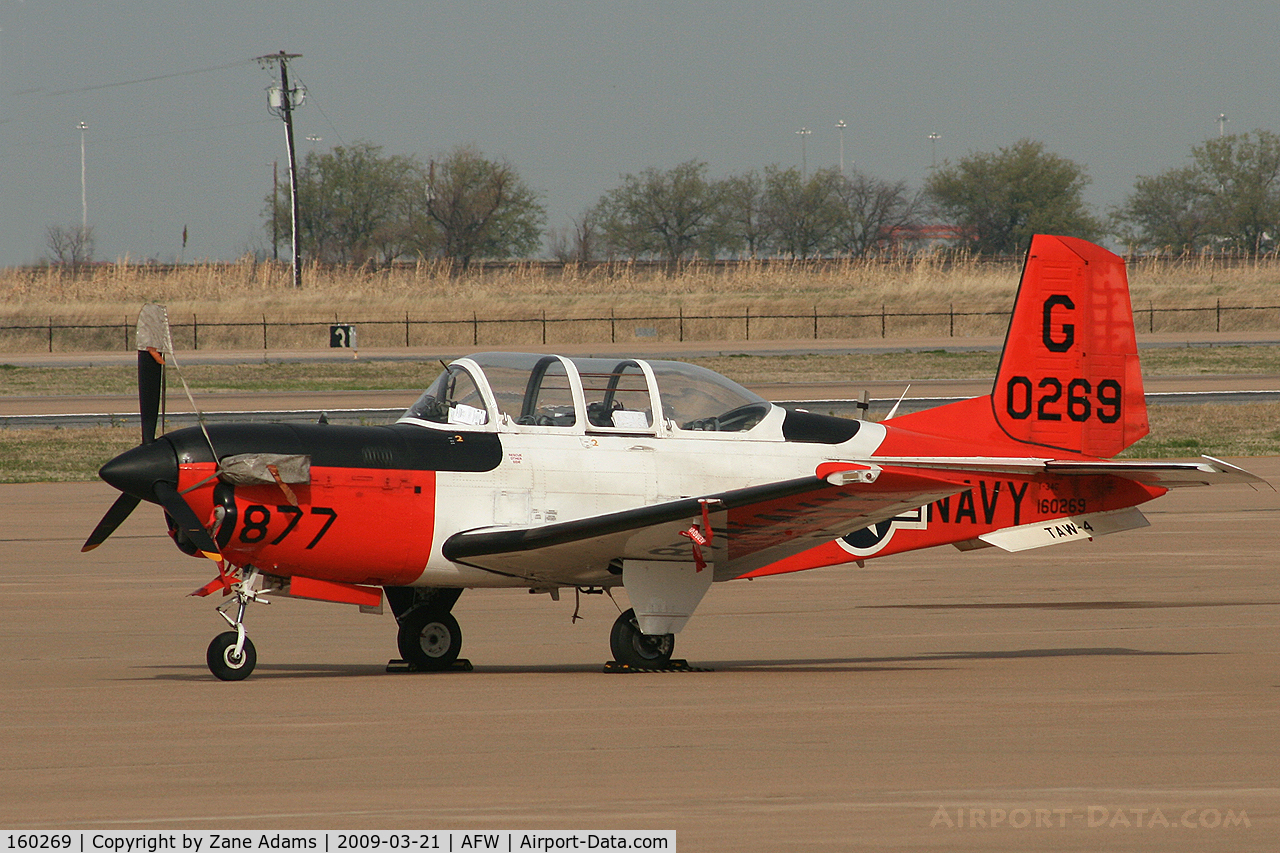 160269, Beech T-34C Turbo Mentor C/N GL-5, US Navy T-34C Mentor at Alliance Fort Worth