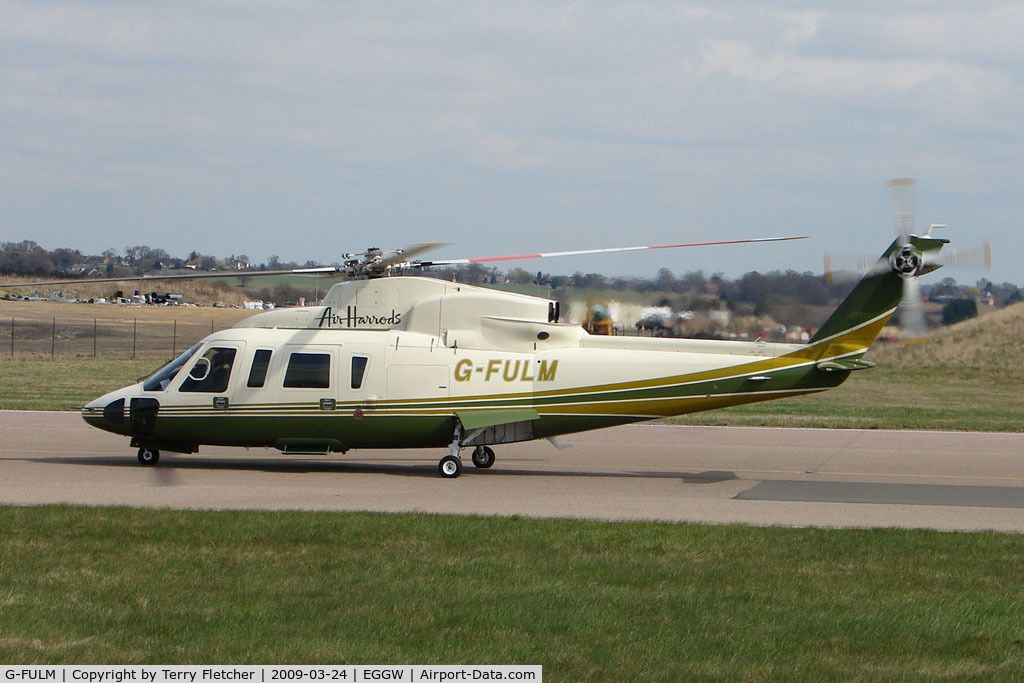 G-FULM, 2005 Sikorsky S-76C C/N 760583, Harrods Aviation S-76C at Luton