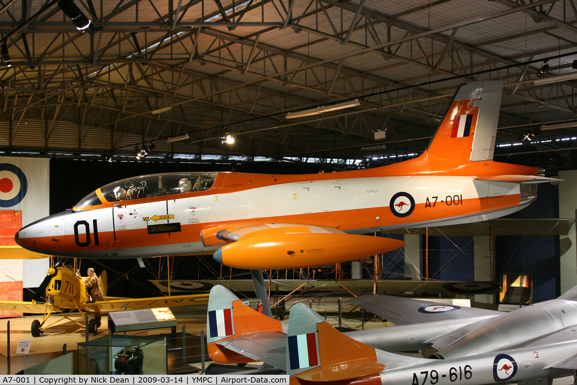 A7-001, Aermacchi MB-326H C/N 6351/120, YMPV (Point Cook RAAF Museum)