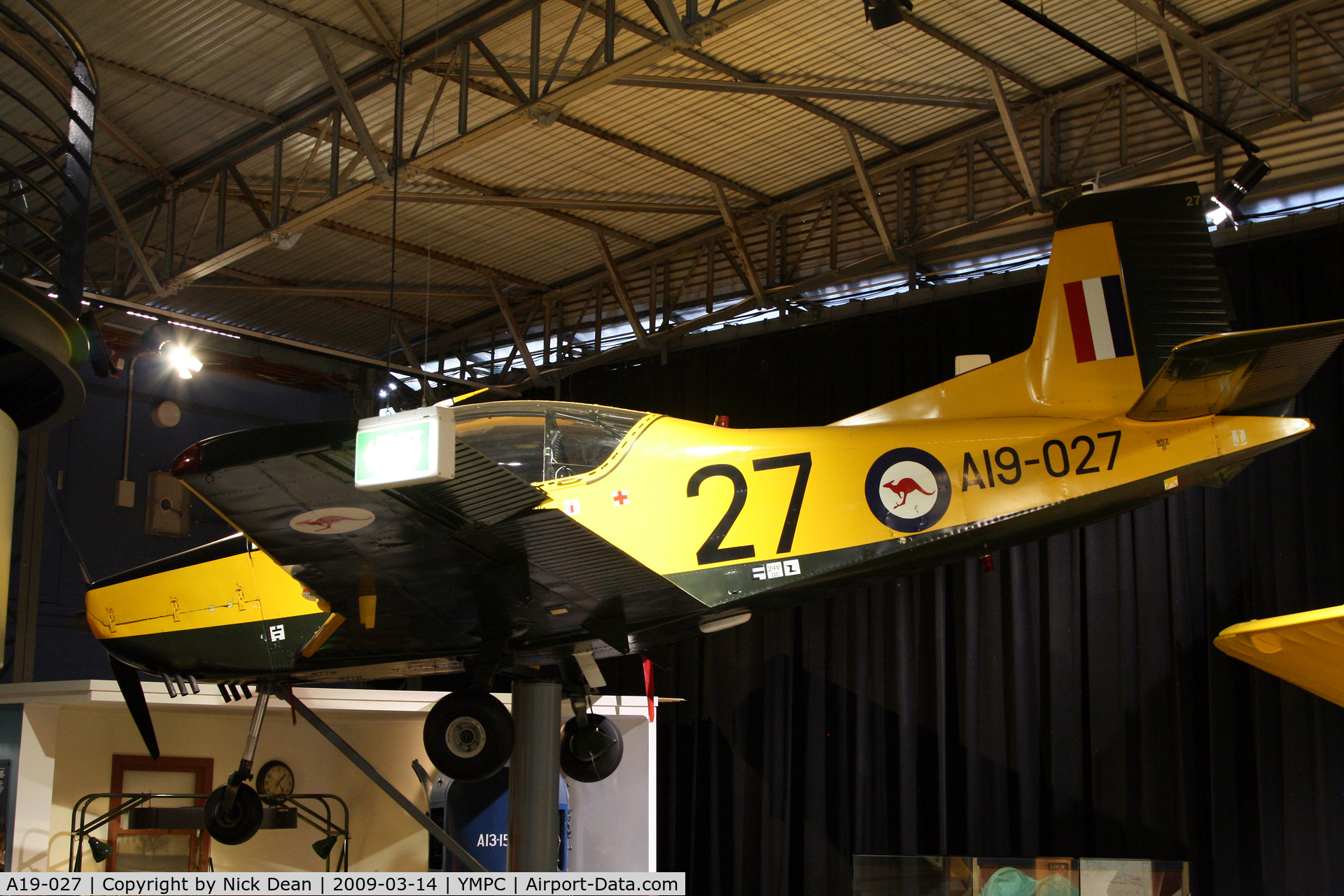 A19-027, New Zealand CT-4A Airtrainer C/N 027, YMPC RAAF Museum Point Cook)