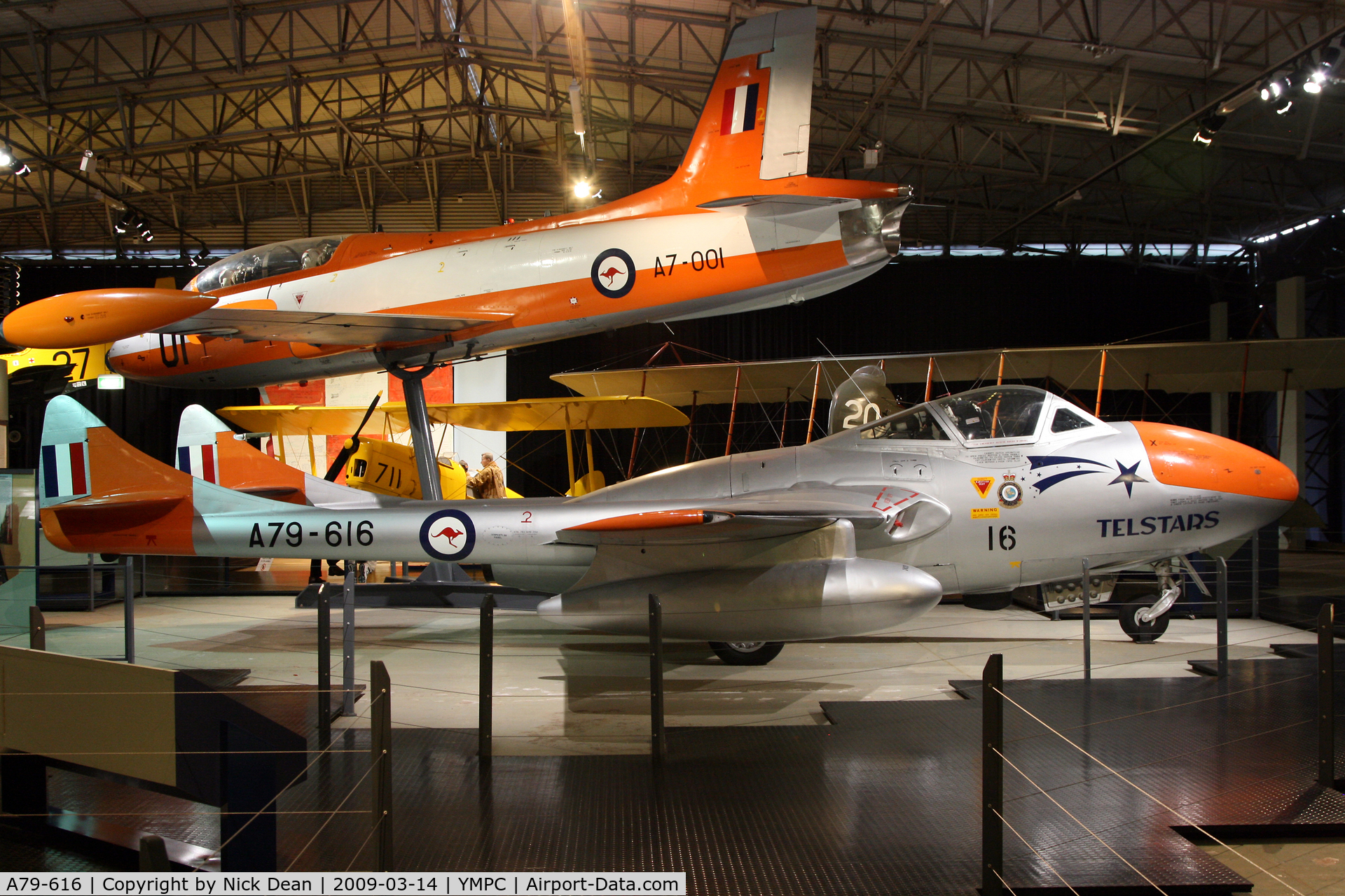 A79-616, 1958 De Havilland Australia DH-115 Vampire T.35 C/N DHA4138, YMPC (RAAF Museum)