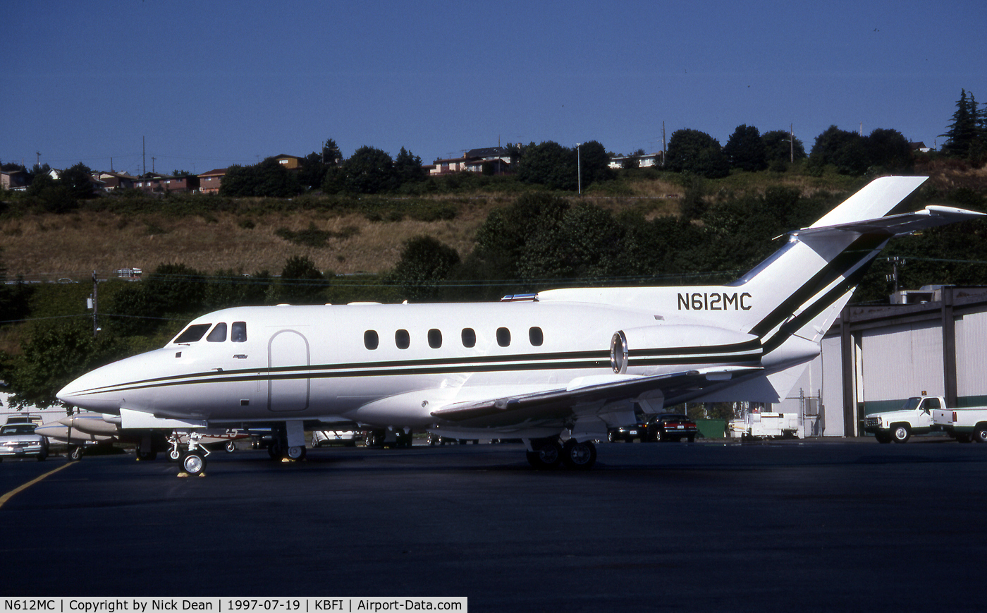 N612MC, 1982 Hawker Siddeley HS125 700A C/N 257168, KBFI