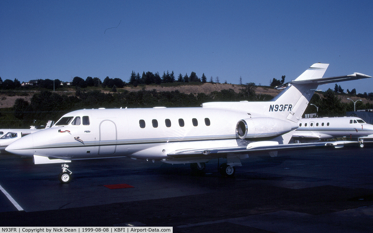 N93FR, 1983 British Aerospace HS.125-700A C/N 257202, KBFI
