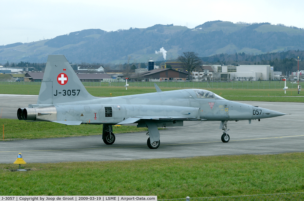 J-3057, Northrop F-5E Tiger II C/N L.1057, newly arrival after lease to Austria