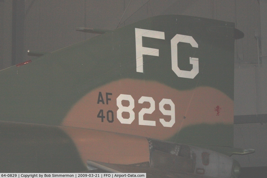 64-0829, 1964 McDonnell F-4C Phantom II C/N 1169, 1964 McDonnell Douglas F-4C Phantom II that downed two MiG 17's in the same day, now on display at the USAF Museum in Dayton, Ohio.